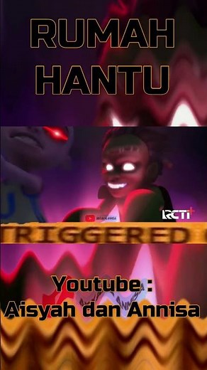 Rumah seram pasti ada hantunya lebih kita tidak masuk