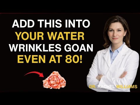 Seniors: Stop Drinking Plain Water — Add This to Support Collagen and Remove Wrinkles
