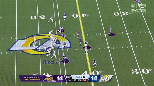 Byron Murphy's INT looks even better on 'TNF' Prime Vision