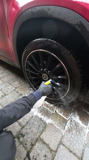 GLA wheel clean reset 🛞🫧