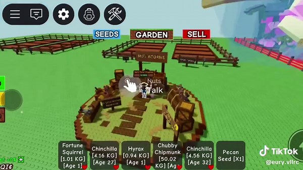 Chubby Chipmunk Achieves 50kg in Grow A Garden