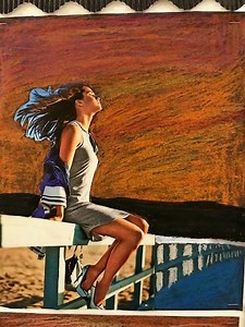 Create a drawing of one point perspective by watching one of the videos on the website. Now create an artwork in the style of Edvard Munch's the SCREAM which shows emotion AND use of perspective.