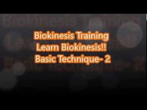 Biokinesis Training - Learn Biokinesis Basic Technique 2 -Create a needle of energy.