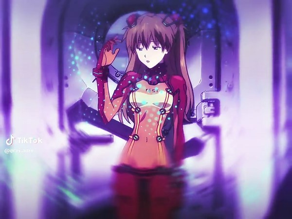 Asuka Evangelion Anime Edit | Chill Aesthetic Vibes