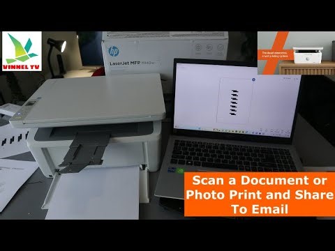 Scan a Document/Photo from Your HP Printer to Your PC/ Laptop in Windows 10,11, Print, Send to Email