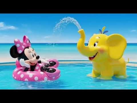 “Minnie and the Sunny Elephant’s Splashy Rainbow Swim!”