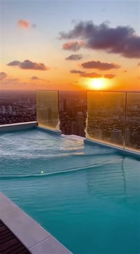 Rooftop Infinity Pool Disaster Caught in 8K | Extreme Glass Wall Explosion