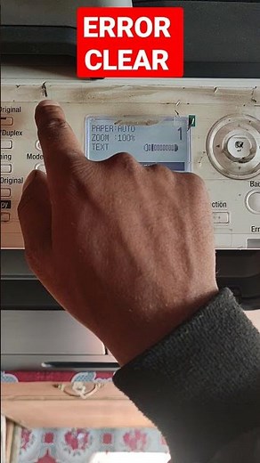 ALL ERROR CLEAR ON KONICA MINOLTA BIZHUB 206 / 215 / 226 ALL BASIC MODEL #konicaminolta #errorcodes