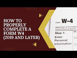 How To Properly Complete The W4 Form (2019 & Later) – Avoid Tax Surprises With Accurate Withholding