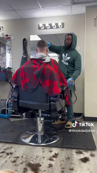 White Man Gets Haircut at Black Barbershop by Black Barber