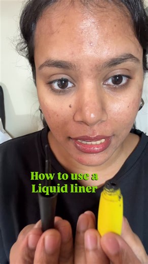 vindiya on Instagram: "Eye liner tutorial 🧚🏼 Makeup tutorial, makeup tips #trendreels #makeuptutorial #eyelinertutorial #eyelineronpoint"