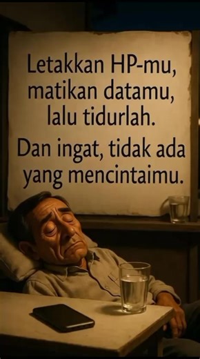 Ingat... tidak ada yang mencintaimu