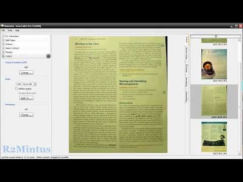 DIY Book Page Scan Tailor