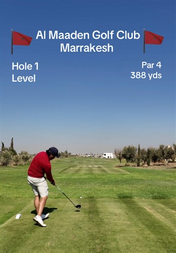 Come play a round with me at Al Maaden golf club in Marrakesh #golftok #golfer #golf #marrakesh #almaaden_golf_marrakech