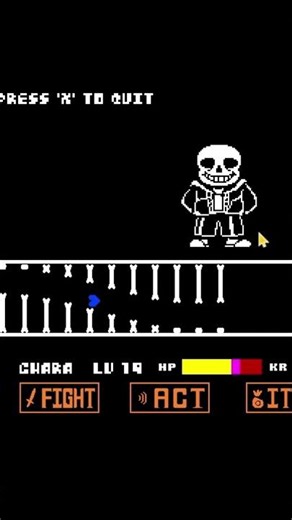 Average Undertale Fangame #undertale #loud #sans
