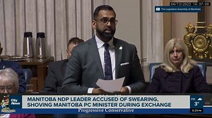Manitoba NDP Leader accused of swearing, shoving Manitoba PC MLA