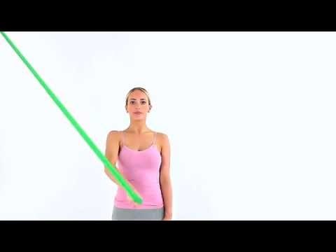 Adduction shoulder strengthening with band