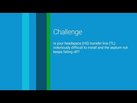 Agilent 8697 headspace sampler - Keep it simple: Improvements in transfer line installations
