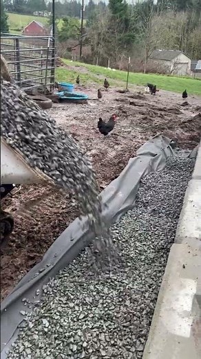 Backfilling Ecology Block Wall #landscaping #excavation #hardscaping #retainingwall #cowlitzcounty