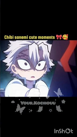 Chibi sanemi cute moments 🎀🥰 #demonslayer #fypシ゚viral #anime #sanemishinazugawa ‪@Your.Kochouu‬🥰🎀