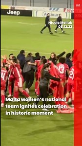 8.7K views · 395 reactions | The only time we do not mind hearing 'Sweet Caroline' over and over again as the ladies celebrate making #Maltese #football history with their promotion to Group B in #Nation's #League decider against #Latvia ⚽️. Congratulations from all the MaltaToday team   @nicolemeilak | MaltaToday | Facebook