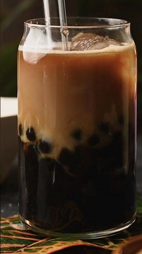 Making coffee boba at home is actually SO easy #bobatea #coffee #recipe