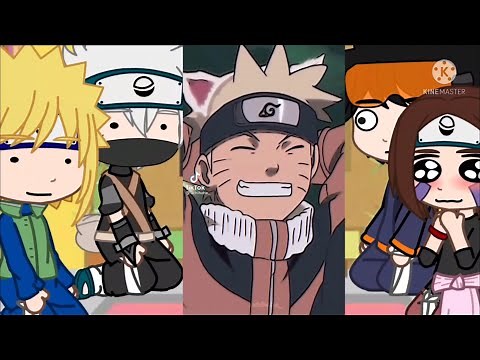 Team Minato react to naruto {Gacha club}