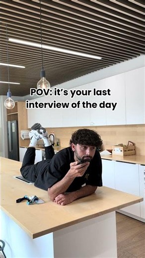 POV: it's your last interview of the day #shorts