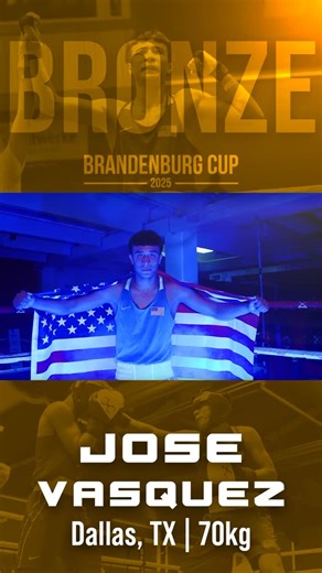 4.5K views · 54 reactions | Jose Vasquez wraps his first international tournament with a bronze medal! | USA Boxing | Facebook