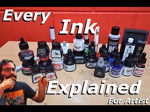 Explaining Every Ink for Artist! The Ultimate Guide for Inking.