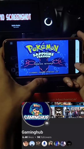 Gameboy Advance emulator #fyp #gamingHub #gameboyadvance #pokemon