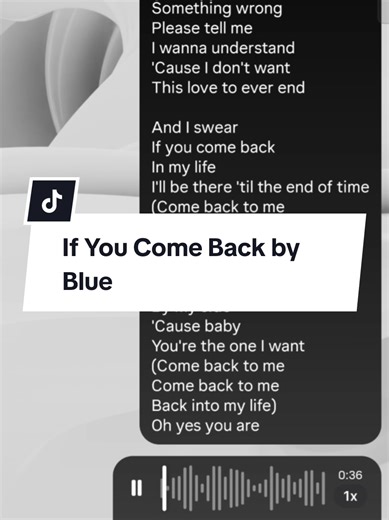 if you come back by Blue.. #coversong #blue #ifyoucomeback #lyrics #4u