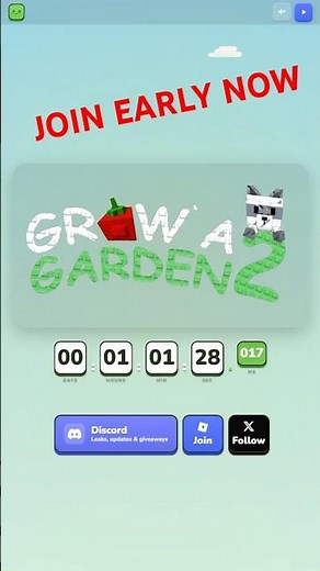How to Join* Grow a Garden 2 Early!!