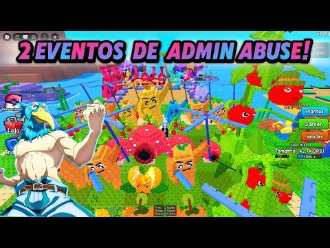 EVENTO ADMIN ABUSE NO PLANTS VS BRAINROTS! AGORA!! BORAAA!