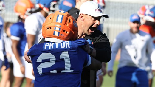 'Hyped' Jon Sumrall brings energy, urgency to Florida football practice