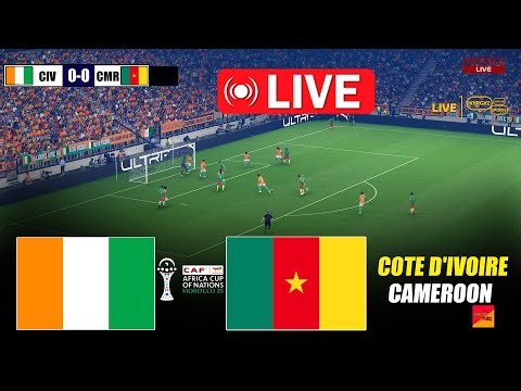 🔴LIVE : COTE D'IVOIRE vs CAMEROON | eFootball PES 21 SImulation Gameplay in PC
