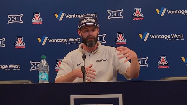 Arizona Wildcats DB Coach Brett Arce on Traydan Stukes Mentoring Younger Guys
