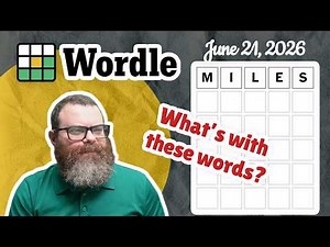 Again? | Wordle #1828 (June 21, 2026)