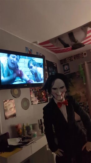 this mask is never coming off my digital footprint is actually so done for #dancing #saw #jigsaw #fyp #leighwhannell