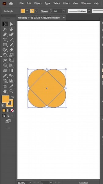 Quick tutorial on creating a simple heart icon in Adobe Illustrator #HeartIcon #illustratortutorials