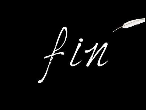 【フリー素材】Fin エンディング素材 無料ダウンロード