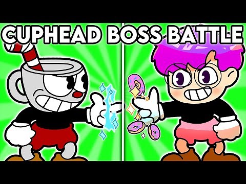 CUPHEAD BOSS BATTLE BUT IT'S LANKYBOX! (INSANE COMPARISON ANIMATION!)