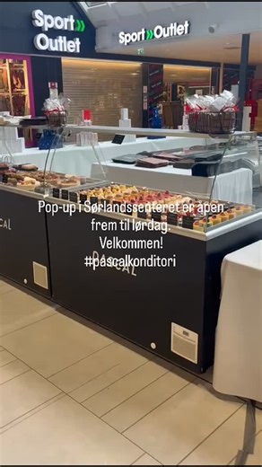 Pop-up i Sørlandssenteret er åpen frem til lørdag. Velkommen! #pascalkonditori | Pascal Konditori