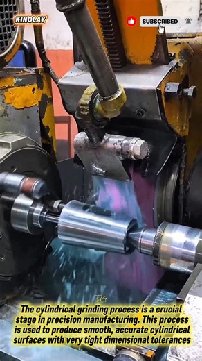 Cylindrical Grinding Process | Precision Machining #machine #technology