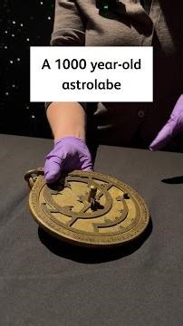 A 1000 year-old astrolabe used to read the stars