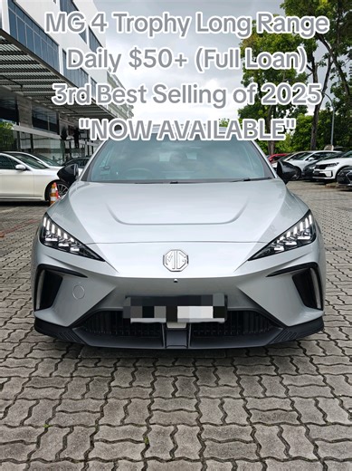 🚗 FOR SALE: MG 4 Trophy Long Range (Silver) 💰 Daily $50 (Full Loan) 📝🔁 Financing & Trade-In Available ➡️ Peace of Mind Ownership 🛡 Agent Warranty: Feb 2029 🔧Free Servicing: Feb 2029 🔋🛡 Battery Warranty: Feb 2032 📅 Reg Year: Feb 2024 🛣 Mileage: 36K 🔋 Battery Type: Lithium-ion 🔋 Battery Capacity: 64kWh 🔋 Battery Range: 435km ⚡ Charging Type: AC Type 2/DC CCS2 ⚙ Transmission: Automatic (EV) 🪪 COE Till: Feb 2034 📆 Road Tax Valid Till: 28 Feb 2026 👤 Previous Owners: 1 ✅ 8Yr 1Mths Left
