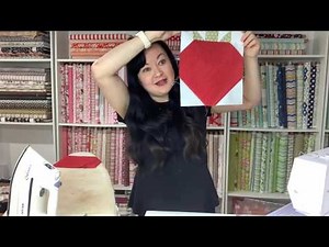 How to make a Strawberry Quilt Block