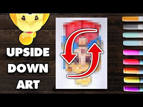 DRAWING UPSIDE DOWN?! || Animal Crossing Isabelle