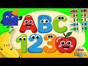 🎶 Learning Educational Videos For Toddlers 3 Years Old | ABC and 123 Learning Videos For 3 Year Olds