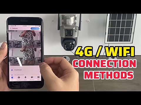 How To Setup 4G | WiFi V380 Pro Solar Camera On Mobile Phone.